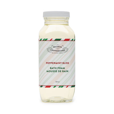 Bath Foam - New!  Peppermint Bliss 500ML - Maison Apothecare