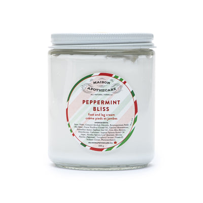 Foot & Leg Cream - Peppermint Bliss - Maison Apothecare